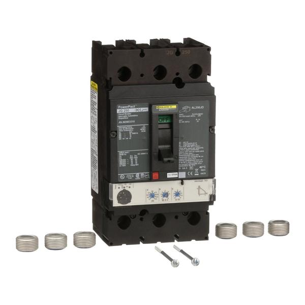 PowerPact J-Frame breaker, Micrologic 3., 250 A, 600V AC, 3 Pole, Unit Mount Lug Mounting Style