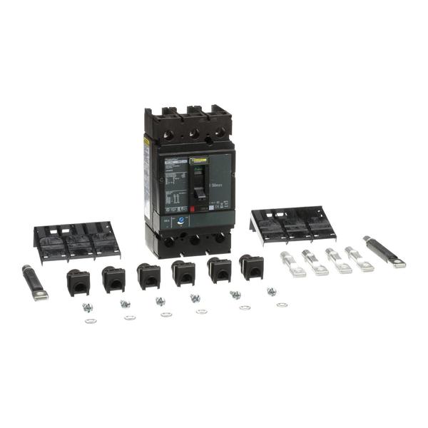 PowerPact J-Frame breaker, thermal-magne, 225 A, 600V AC, 3 Pole, Plug-In Base Mounting Style
