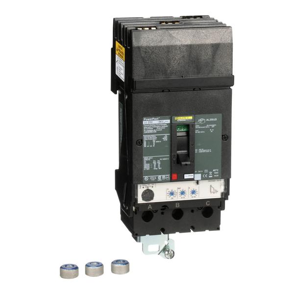 PowerPact J-Frame breaker, I-Line, Micro, 250 A, 600V AC, 3 Pole, I-Line Bracket Mounting Style
