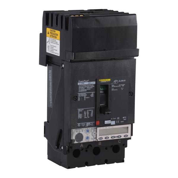 PowerPact J-Frame breaker, I-Line, Micro, 250 A, 600V AC, 3 Pole, I-Line Bracket Mounting Style