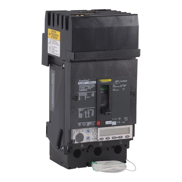 PowerPact J-Frame breaker, I-Line, Micro, 250 A, 600V AC, 3 Pole, I-Line Bracket Mounting Style