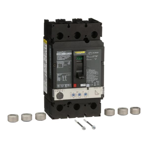 PowerPact J-Frame Brkr, Micrologic 3.2S, , 250 A, 600V AC, 3 Pole, Unit Mount Lug Mounting Style