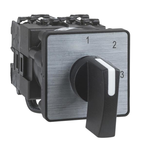 Cam ammeter switch, 3 circuits, 90, 12 A, Multifixing Mounting Style