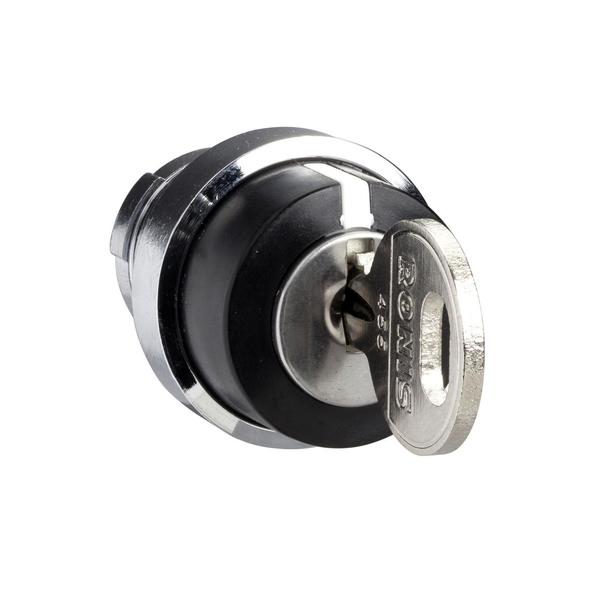 Operating head with bezel 0 28.5 mm, met