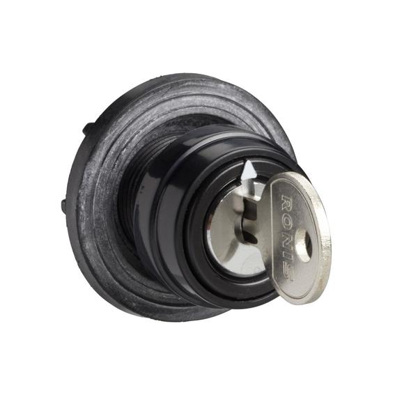 Operating head 60 x 60 mm-metallic col