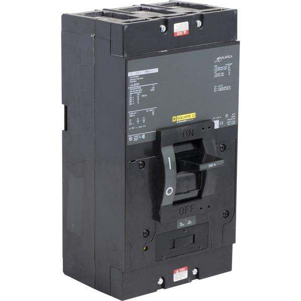 LA, LH, Q4 MOLDED CASE CIRCUIT BREAKER, , 200 A, 2 Pole, Unit Mount Mounting Style