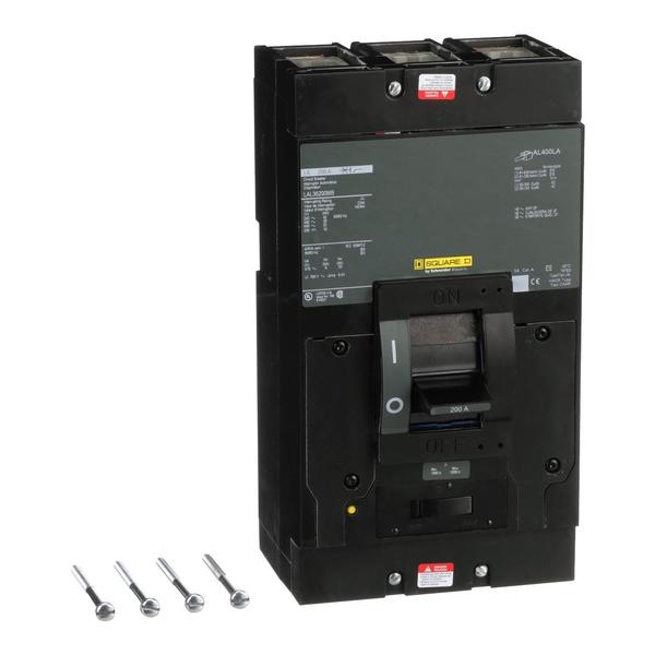 FA/LA MOLDED CASE CIRCUIT BREAKER 600V, , 200 A, 3 Pole, Unit Mount Mounting Style