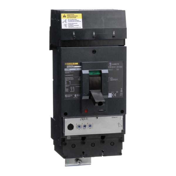 Circuit breaker, PowerPact L, I-Line, Mi, 600 A, 600V AC, 3 Pole, I-Line Bracket Mounting Style