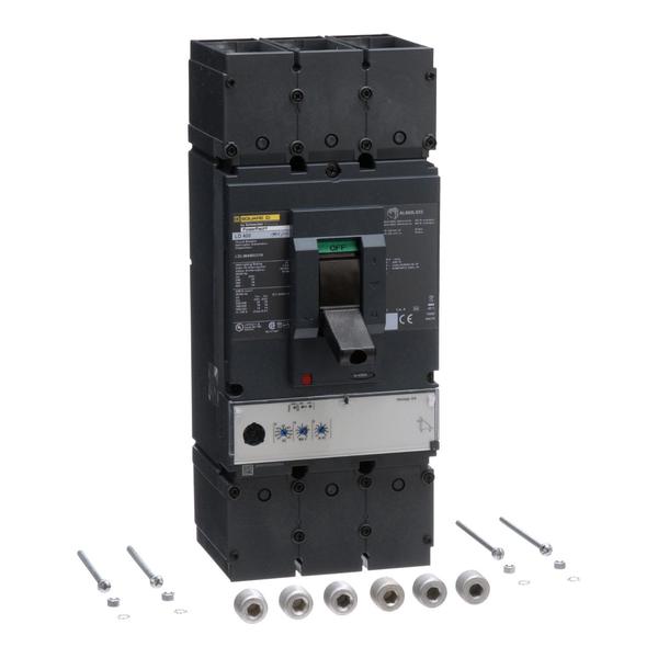 Circuit breaker, PowerPact L, Micrologic, 400 A, 600V AC, 3 Pole, Unit Mount Lug Mounting Style