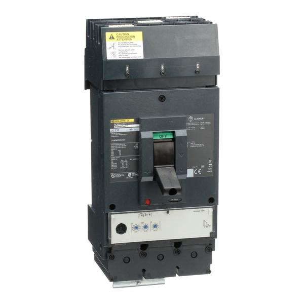 Circuit breaker, PowerPact L, I-Line, Mi, 250 A, 600V AC, 3 Pole, I-Line Bracket Mounting Style