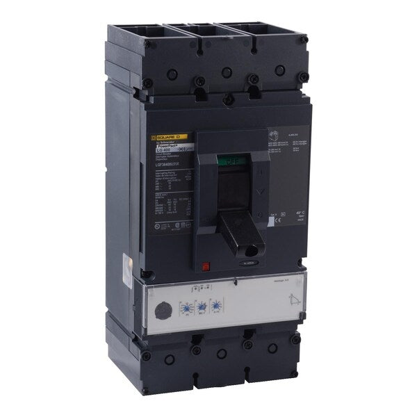 Circuit breaker, PowerPact L, Micrologic, 400 A, 600V AC, 3 Pole, Unit Mount Busbar Mounting Style