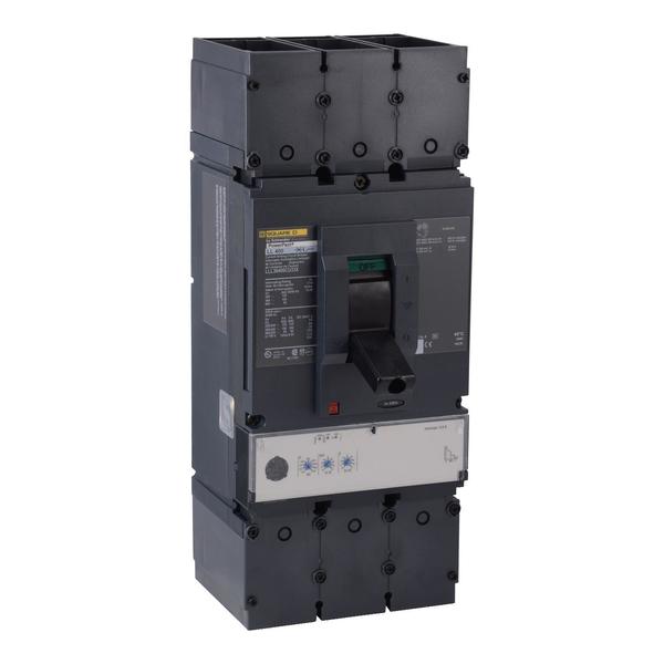 Circuit breaker, PowerPact L, Micrologic, 400 A, 600V AC, 3 Pole, Unit Mount Lug Mounting Style