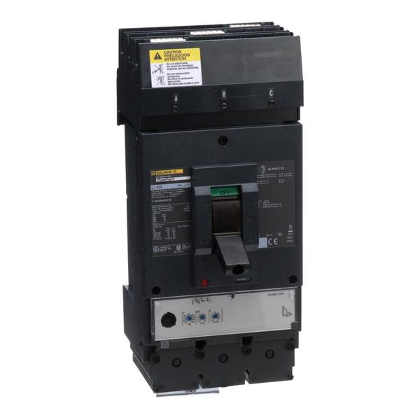 Circuit breaker, PowerPact L, I-Line, Mi, 400 A, 600V AC, 3 Pole, I-Line Bracket Mounting Style
