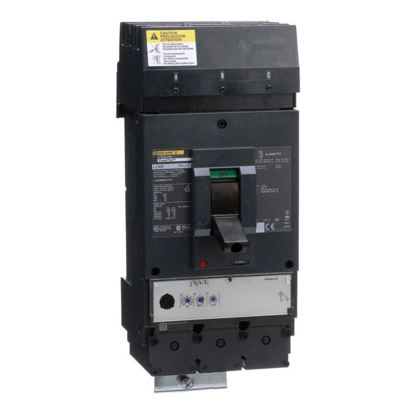 Circuit breaker, PowerPact L, I-Line, Mi, 600 A, 600V AC, 3 Pole, I-Line Bracket Mounting Style