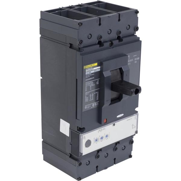 Circuit breaker, PowerPact L, Micrologic, 400 A, 600V AC, 3 Pole, Unit Mount Busbar Mounting Style