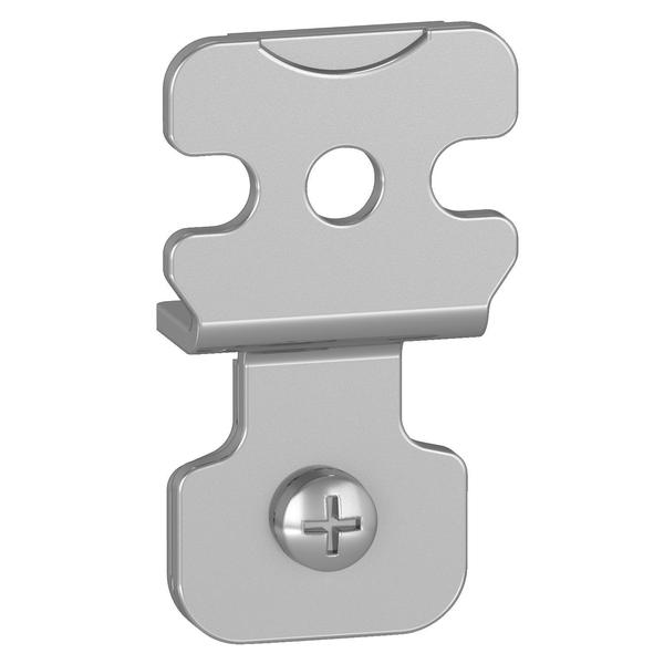 Set of 4 wall fixing lugs, made of steel