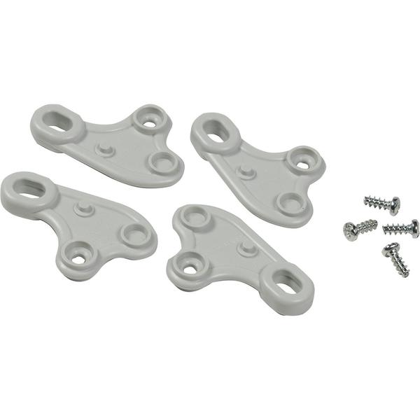 Fixing lugs in thermoplastic PC and scre
