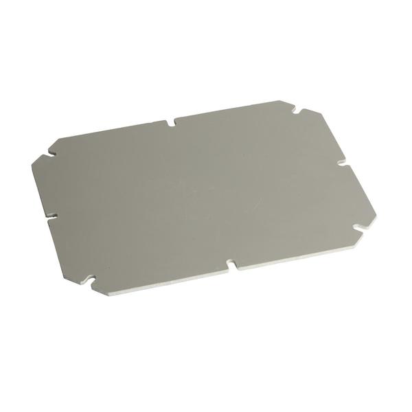 Mounting plate in galvanized steel, thic