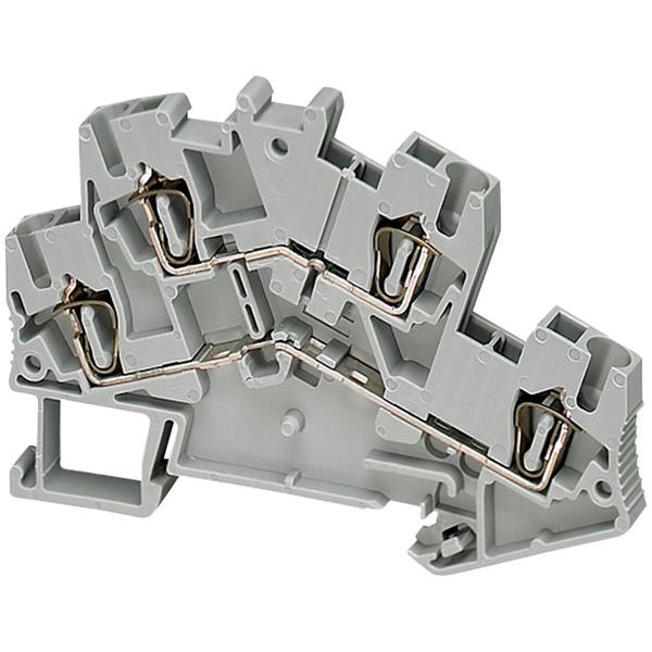 SPRING TERMINAL, DOUBLE LEVEL, 4 POINTS,