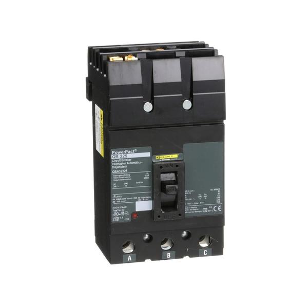 PowerPact Q - molded case circuit breake, 225 A, 240V AC, 3 Pole, I-Line Bracket Mounting Style