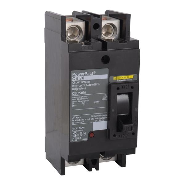 PowerPact Q - molded case circuit breake, 110 A, 240V AC, 2 Pole, Unit Mount Lug Mounting Style