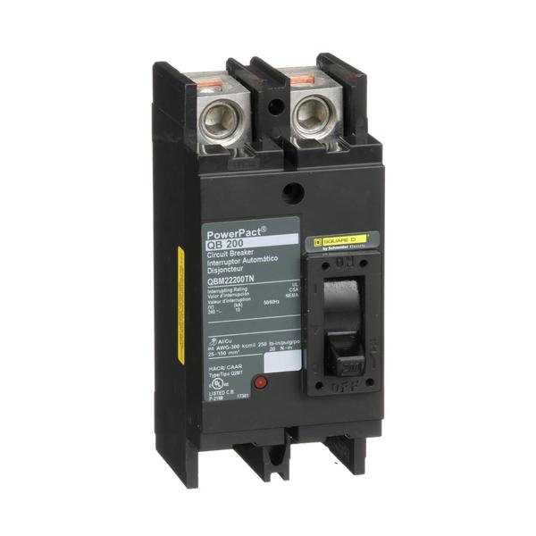 PowerPact Q - molded case circuit breake, 200 A, 240V AC, 2 Pole, Unit Mount Lug Mounting Style