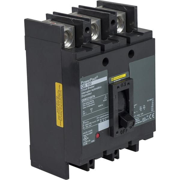 PowerPact Q - molded case circuit breake, 100 A, 240V AC, 3 Pole, Unit Mount Lug Mounting Style