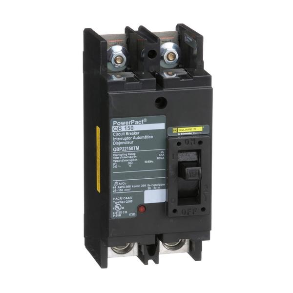 PowerPact Q - molded case circuit breake, 150 A, 240V AC, 2 Pole, Unit Mount Lug Mounting Style