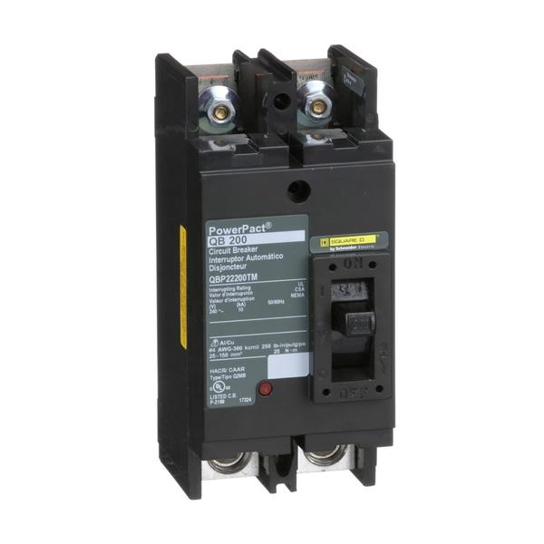 PowerPact Q - molded case circuit breake, 200 A, 240V AC, 2 Pole, Unit Mount Lug Mounting Style