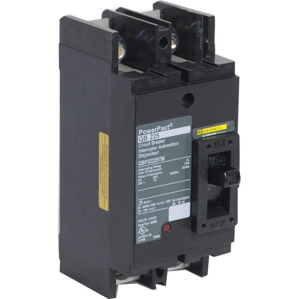 PowerPact Q - molded case circuit breake, 225 A, 240V AC, 2 Pole, Unit Mount Lug Mounting Style