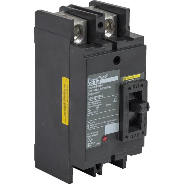 PowerPact Q - molded case circuit breake, 150 A, 240V AC, 2 Pole, Unit Mount Lug Mounting Style