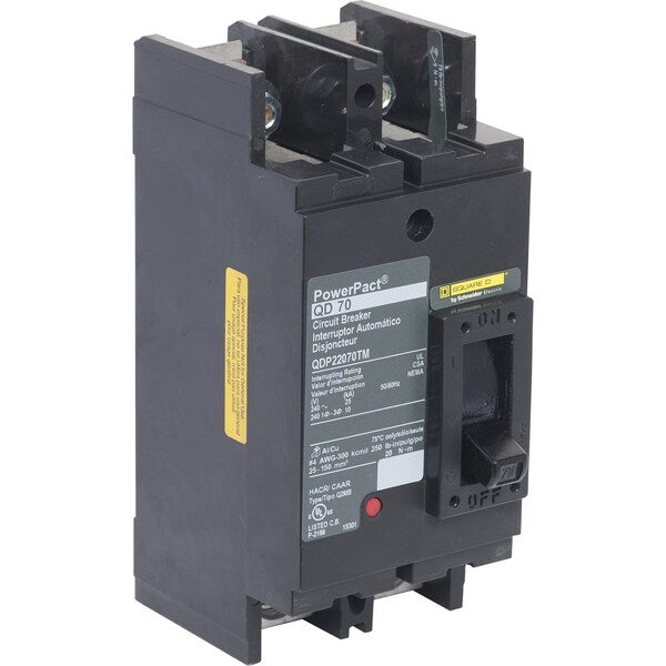 PowerPact Q - molded case circuit breake, 90 A, 240V AC, 2 Pole, Unit Mount Lug Mounting Style