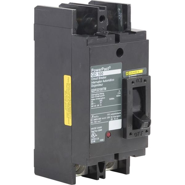 PowerPact Q - molded case circuit breake, 110 A, 240V AC, 2 Pole, Unit Mount Lug Mounting Style