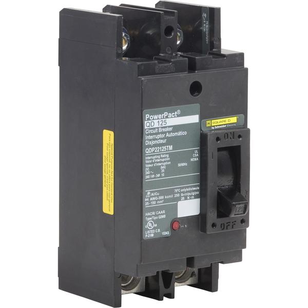 PowerPact Q - molded case circuit breake, 125 A, 240V AC, 2 Pole, Unit Mount Lug Mounting Style