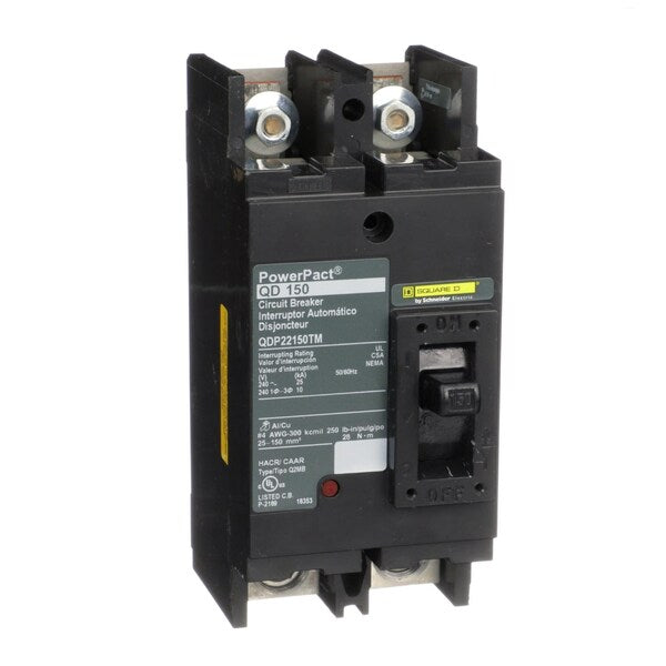 PowerPact Q - molded case circuit breake, 150 A, 240V AC, 2 Pole, Unit Mount Lug Mounting Style