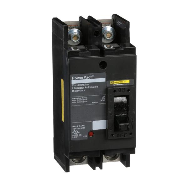 PowerPact Q - molded case circuit breake, 125 A, 240V AC, 2 Pole, Unit Mount Lug Mounting Style