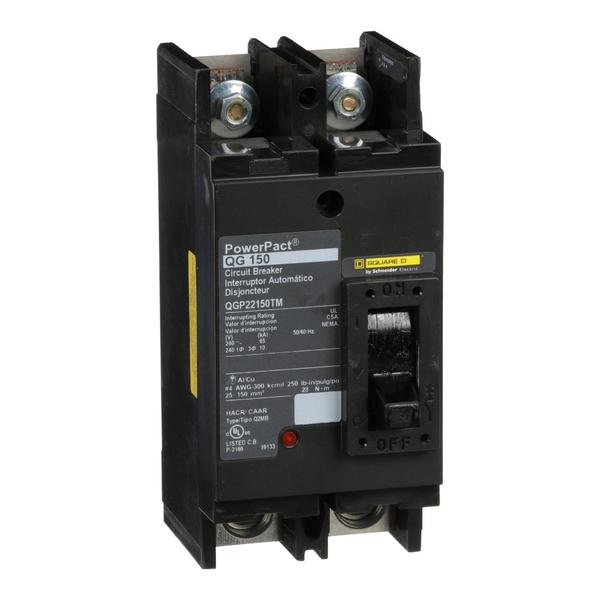 PowerPact Q - molded case circuit breake, 150 A, 240V AC, 2 Pole, Unit Mount Lug Mounting Style