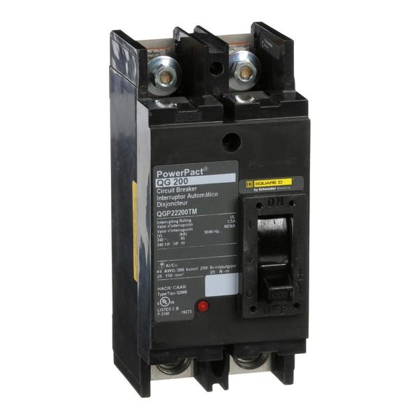 PowerPact Q - molded case circuit breake, 200 A, 240V AC, 2 Pole, Unit Mount Lug Mounting Style