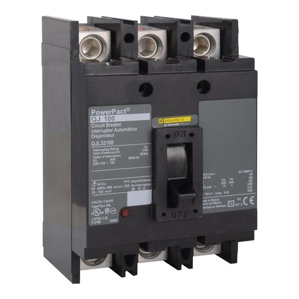 PowerPact Q - molded case circuit breake, 200 A, 240V AC, 3 Pole, Unit Mount Lug Mounting Style