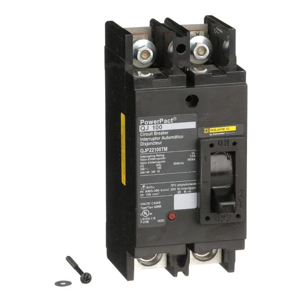 PowerPact Q - molded case circuit breake, 125 A, 240V AC, 2 Pole, Unit Mount Lug Mounting Style