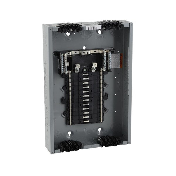 Load Center, QO, Qwik Grip, Main Lug, Pl, 125 A Amps, 120/240 V AC, QO Circuit Breaker Type