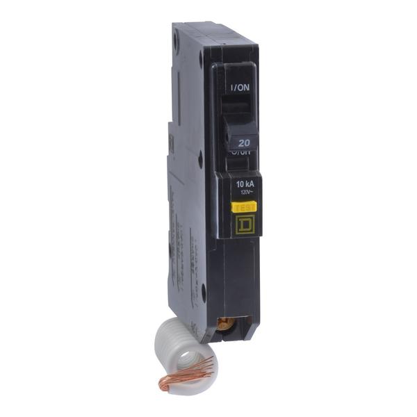 Mini CB, QO, 30 A, 1P, 120 V, 22 kA, Plu, 30 A, 120V AC, 1 Pole, Plug-In Mounting Style