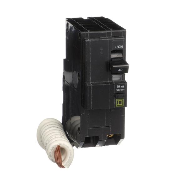 Mini CB, QO, 40 A, 2P, 120/240 V, 10 kA,