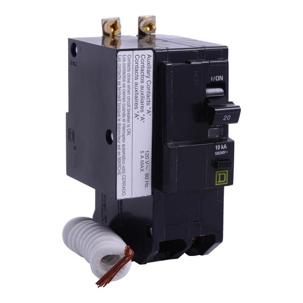 Mini CB, QO, 20 A, 2P, 120/240 V, 10 kA,