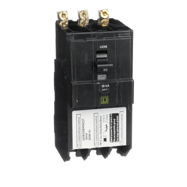 Mini CB, QO, 30 A, 3P, 240 V, 10 kA, Bol