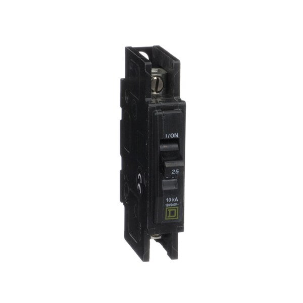 QOU Miniature Circuit Breaker, 25A, 1P, , 25 A, 120/240V AC, Unit Mount Mounting Style