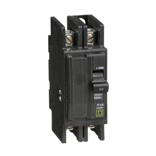 QOU Miniature Circuit Breaker, 60A, 2P, , 60 A, 120/240V AC, Unit Mount Mounting Style
