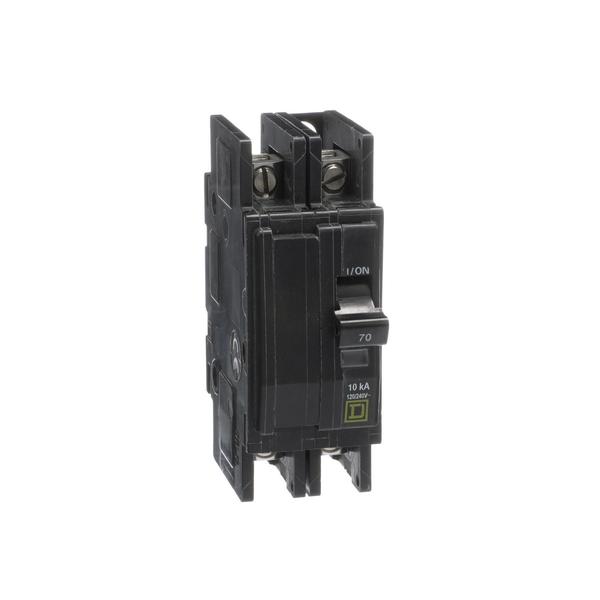 QOU Miniature Circuit Breaker, 70A, 2P, , 70 A, 120/240V AC, Unit Mount Mounting Style