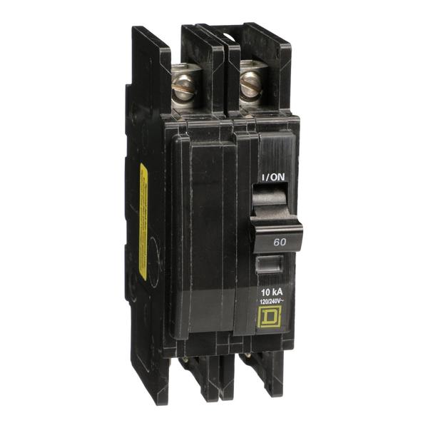 QOUQ Miniature Circuit Breaker, 60A, 2P, , 60 A, 120/240V AC, Unit Mount Mounting Style