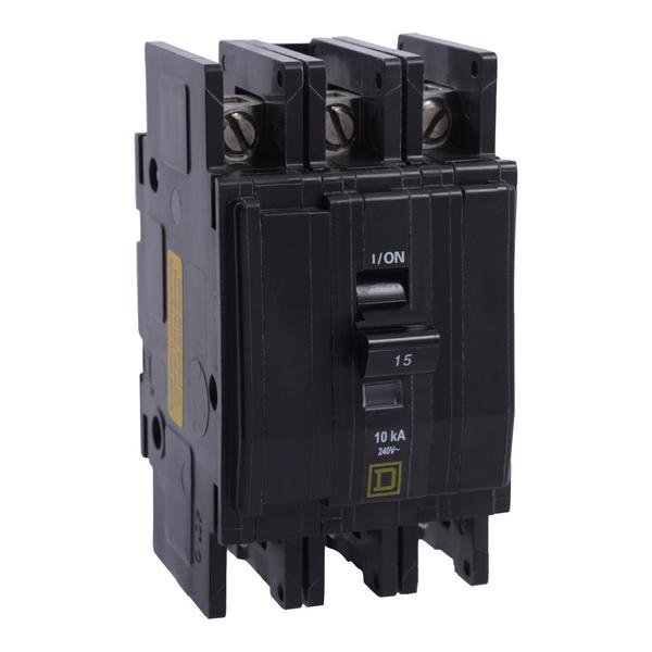 QOUQ Miniature Circuit Breaker, 40A, 3P, , 40 A, 120/240V AC, Unit Mount Mounting Style